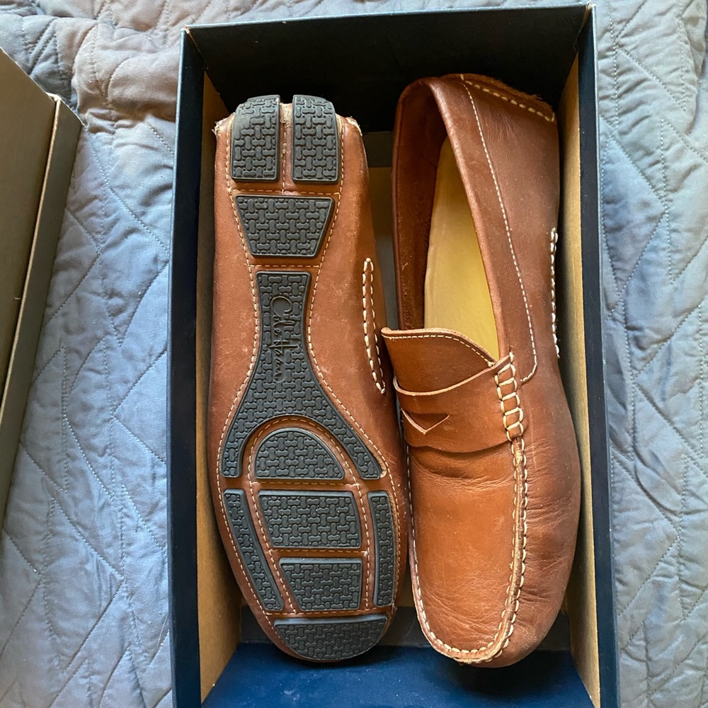 Size 9 Cole Haan Howland Penny Loafer Saddle Tan